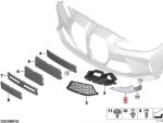 Original BMW G80 G81 M3 G82 G83 M4 Lower Lip Cover Trim Finisher Bemper Depan KANAN - Image 5
