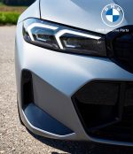Original BMW G20 LCI M Sport Trim Cover Gloss Black Bemper Depan KANAN