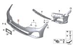 Original BMW G20 G21 M Sport Bumper Unpainted Bemper depan 51118099896 - Image 3
