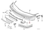 Original BMW E38 Bemper Depan Standard Front Bumper Primed 51118125303 - Gambar 5