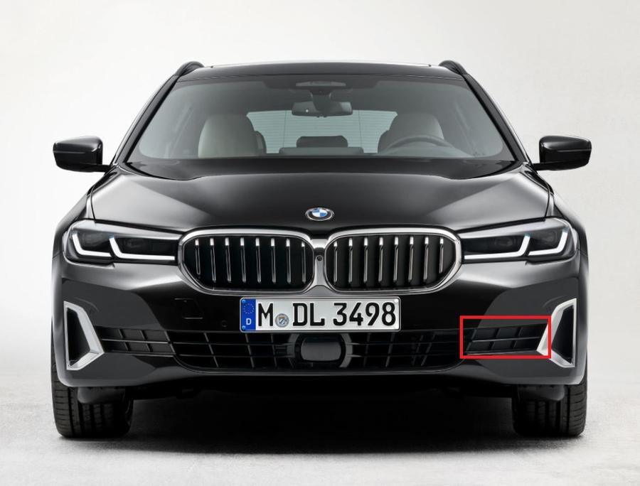 51119498603_A BMW G30 LCI 530i Opulence Lis Gril Trim Finisher Bemper Depan KIRI - Image 1