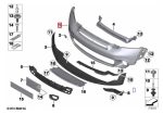 Original MINI Countryman R60 R61 Panel Bemper Depan 51119806064 - Gambar 6