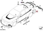 BMW G87 M2 M Performance Carbon Rear Attachment Bemper Belakang - Image 5