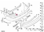 Original BMW E65 E66 LCI Facelift Lis Bawah Lampu Belakang KIRI - Image 6