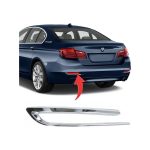 Original BMW F10 LCI Lis Chrome Moulding Gril Bemper Belakang KIRI - Image 3