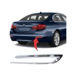Original BMW F10 LCI Lis Chrome Moulding Gril Bemper Belakang KANAN - Image 3
