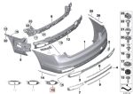 Original BMW G11 G12 Chrome Exhaust Tip Ujung Knalpot KIRI - Image 3
