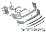 Original BMW F48 X1 Bemper Belakang Polos - Image 5