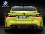 Original BMW G82 G83 M4 Lis Cover Moulding Bemper Belakang Gloss Black
