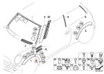 Original MINI R50 Fender Flare Belakang Roda Depan KIRI 51131505865 - Image 4