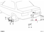 Original BMW E30 Plate Holder Tatakan Plat Nomor Bagasi Belakang - Image 5