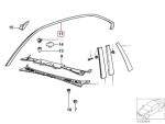 BMW E36 Coupe Moulding Trim Lis Keliling Body Pintu Kaca Samping SET KIRI + KANAN - Image 5