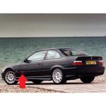 Original BMW E36 M Logo Lis Emblem Badge Pintu Depan - Image 5