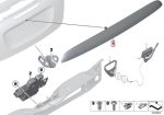 MINI R56 R57 R58 R59 Trunk Lid Handle Tombol Bagasi 51132754240 - Image 3