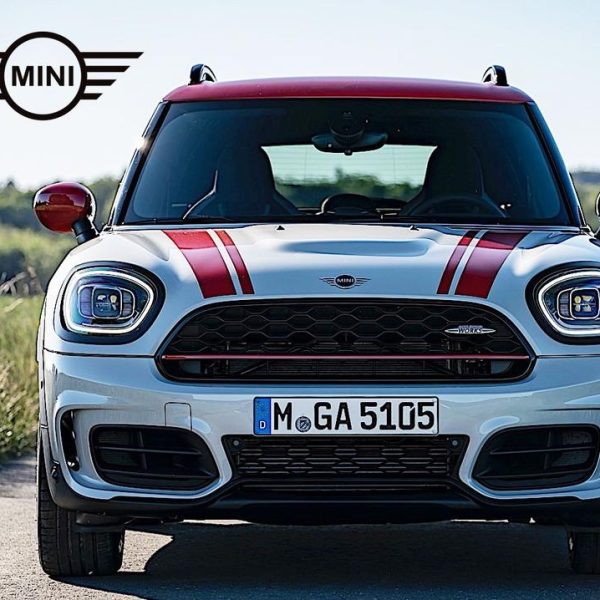 Original MINI Countryman F60 LCI Facelift JCW Front Grill Chilli Red