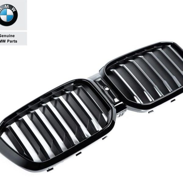 BMW G01 X3 LCI Shadowline Kidney Grill High Gloss Black Gril Hitam