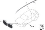BMW G01 X3 LCI Shadowline Kidney Grill High Gloss Black Gril Hitam - Image 6