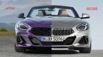 Original BMW G29 Z4 LCI Facelift Kidney Grill High Gloss Black Hitam - Image 4