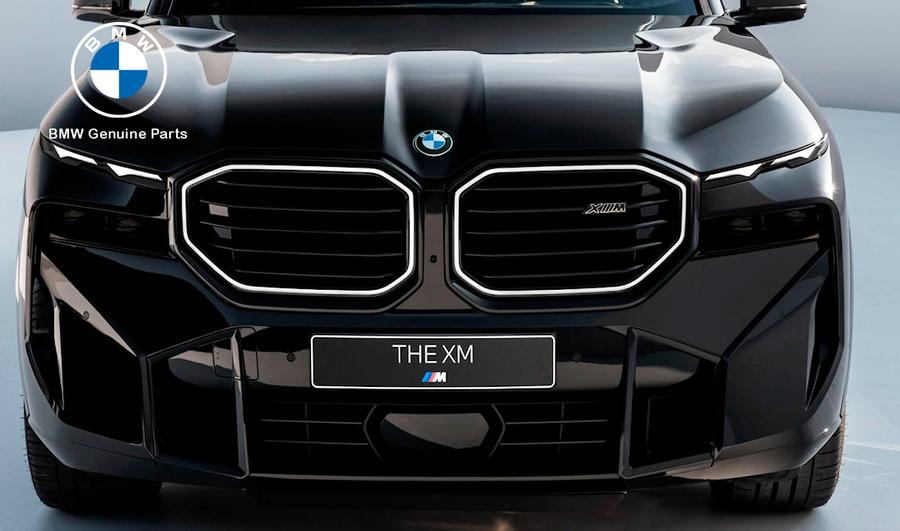 51135A37967+51135A37968_A Original BMW G09 XM Shadowline Grill Depan Hitam 1 Set - Image 1