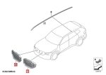 Original BMW G09 XM Shadowline Grill Depan Hitam 1 Set - Image 4