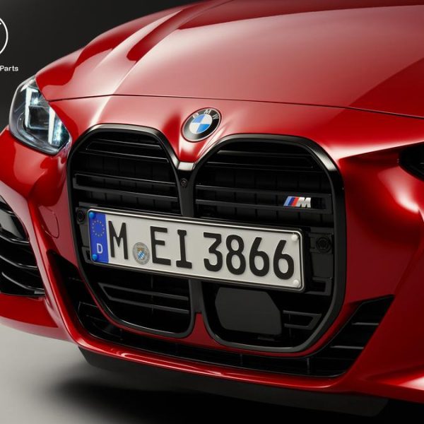 Original BMW G22 G23 M440i LCI M Style Shadowline Kidney Grill Gloss Black