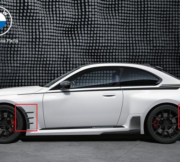 Original BMW G87 M2 M Performance Carbon Side Fender Attachment SET