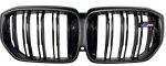 BMW G05 X5 LCI Facelift M Emblem Kidney Grill High Gloss Black Hitam - Image 4