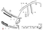 Original BMW E46 LCI Facelift Kidney Grill KANAN 51137030546 - Gambar 5