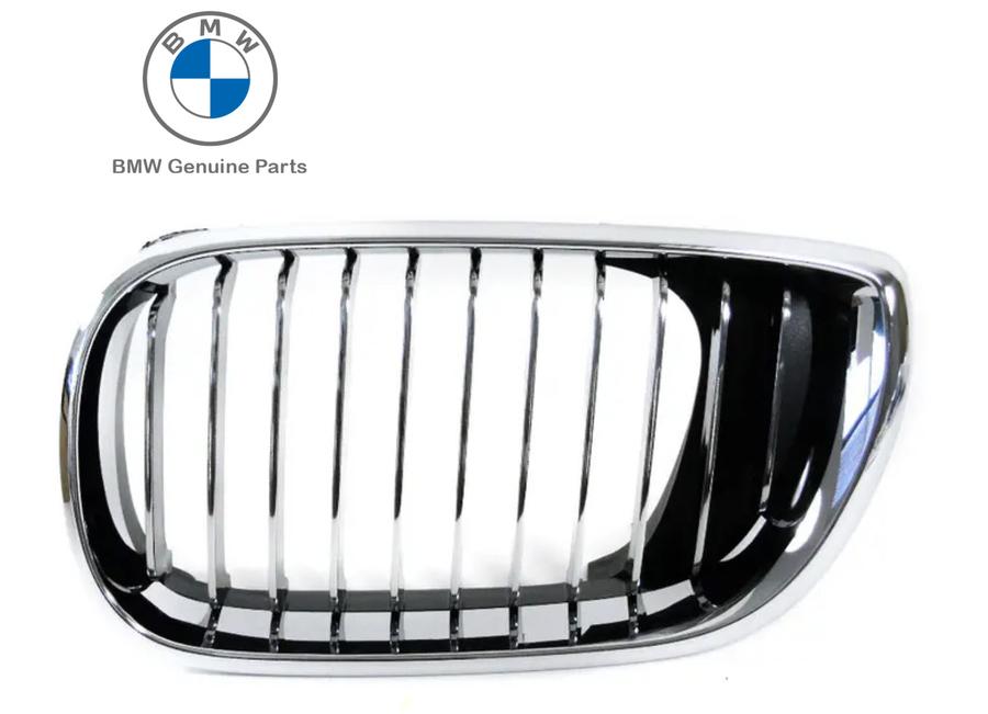 51137042961_A Original BMW E46 LCI Facelift Chrome Kidney Grill KIRI 51137042961 - Image 1