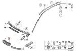 Original BMW E46 LCI Facelift Chrome Kidney Grill KANAN 51137042962 - Image 4