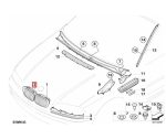 Original BMW E46 Coupe Convertible Facelift LCI Chrome Kidney Grill KANAN 51137064318 - Image 6