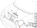 Original MINI R55 R56 R57 R58 R59 Chrome Ring Trim Lampu Depan KANAN - Gambar 4