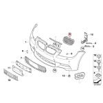 Original BMW E90 E92 E93 M3 LCI Facelift Chrome Grill Depan Kiri - Image 5