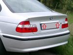 Original BMW E46 325i 330i Trunk Lid Primed Handle Bagasi Belakang 51137170966 - Image 4