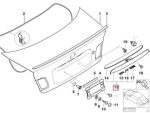 Original BMW E46 325i 330i Trunk Lid Primed Handle Bagasi Belakang 51137170966 - Image 5