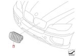 Original BMW Kidney Grill Facelift Titan II X5 E70 X6 E71 KANAN - Image 5