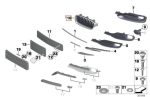 Original BMW F30 M Sport Kidney Grill Chrome Depan KANAN 51137260498 - Image 5