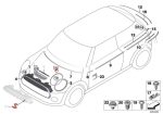 Original MINI F56 F57 Chrome Ring Trim Lampu Depan KIRI 51137300631 - Image 4