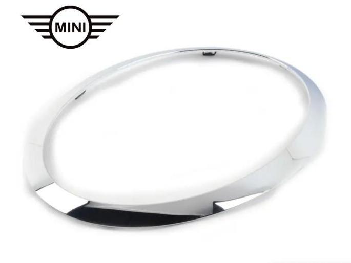 51137300632_A Original MINI F56 F57 Chrome Ring Trim Lampu Depan KANAN 51137300632 - Image 1
