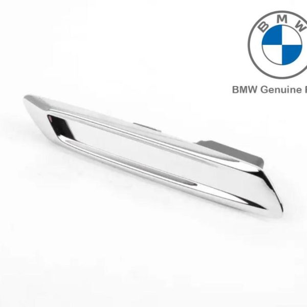 Original BMW F10 F11 LCI Chrome Finisher Fender Depan KIRI 51137336645