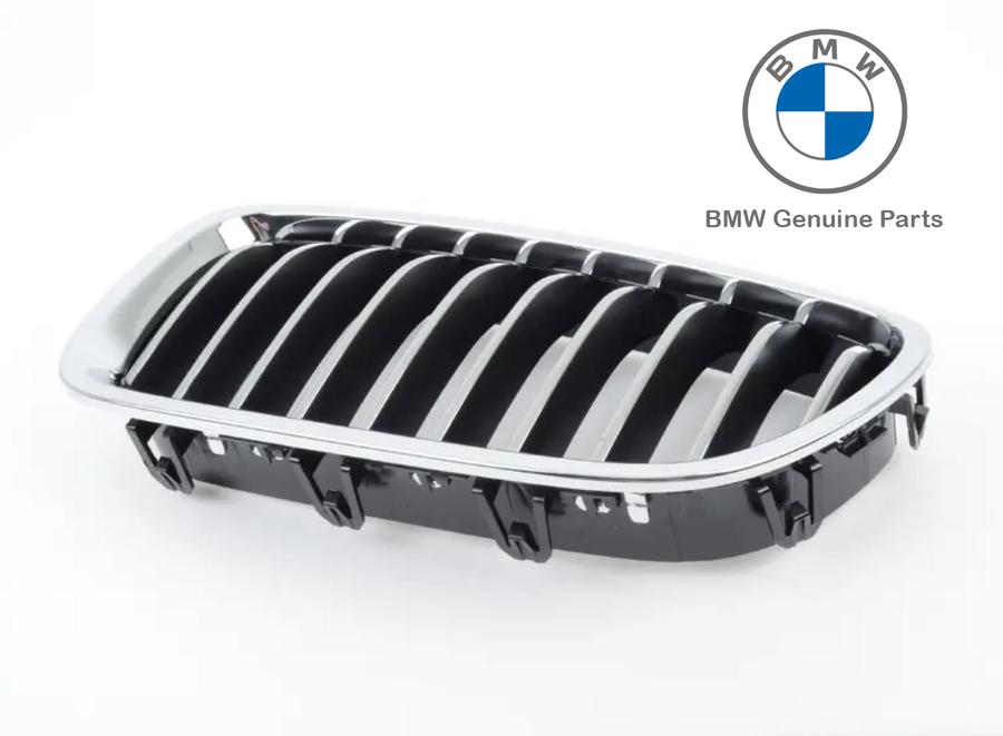 51137412323_A Original BMW F10 Gril Chrome Kidney Grill Depan KIRI 51137412323 - Image 1