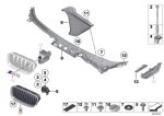 Original BMW F10 Gril Chrome Kidney Grill Depan KIRI 51137412323 - Image 5