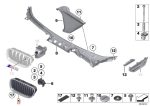 Original BMW F10 Gril Chrome Kidney Grill Depan KANAN 51137412324 - Image 4