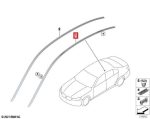 Original BMW G30 Roof Moulding Cover Lis Tutup Atap KIRI 51137443691