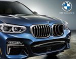 Original BMW G02 X4 Kidney Grill Cerium Grey M40i Gril SET KIRI KANAN