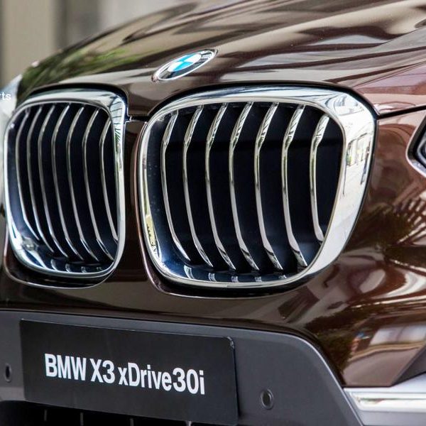 Original BMW G01 X3 Kidney Grill Chrome Luxury Line Gril KIRI KANAN