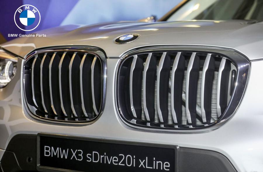 51137478669+51137478670_A Original BMW G01 X3 Kidney Grill Chrome Titan X Line Gril KIRI KANAN - Image 1