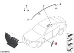 Original BMW G80 M3 CS Side Fender Trim Cover Grill SET - Image 5