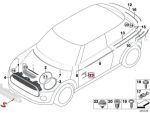 Original MINI F56 F55 60 Years Edition Side Scuttle Cover Lis Sen Fender SET 51137954743 + 51137954744 - Image 4