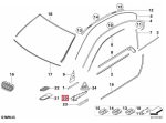 Original BMW E92 E93 M3 Side Fender Grill KIRI 51138046501 - Image 5